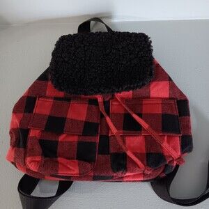 Cat & Jack red and black backpack